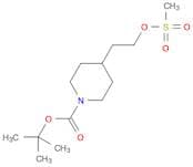 1-Piperidinecarboxylic acid, 4-[2-[(methylsulfonyl)oxy]ethyl]-, 1,1-dimethylethyl ester