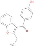 Methanone, (2-​ethyl-​3-​benzofuranyl)​(4-​hydroxyphenyl)​-