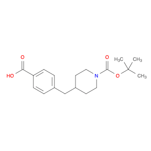 1-Piperidinecarboxylic acid, 4-[(4-carboxyphenyl)methyl]-, 1-(1,1-dimethylethyl) ester