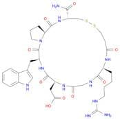 L-Cysteinamide, N6-(aminoiminomethyl)-N2-(3-mercapto-1-oxopropyl)-L-lysylglycyl-L-α-aspartyl-L-try…