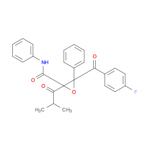 2-Oxiranecarboxamide, 3-(4-fluorobenzoyl)-2-(2-methyl-1-oxopropyl)-N,3-diphenyl-