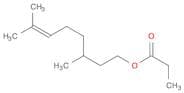 6-Octen-1-ol, 3,7-dimethyl-, 1-propanoate