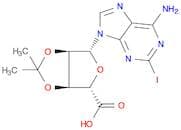 β-D-Ribofuranuronic acid, 1-(6-amino-2-iodo-9H-purin-9-yl)-1-deoxy-2,3-O-(1-methylethylidene)-
