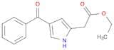 1H-Pyrrole-2-acetic acid, 4-benzoyl-, ethyl ester