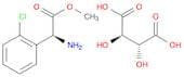 Benzeneacetic acid, α-amino-2-chloro-, methyl ester, (αS)-, (2R,3R)-2,3-dihydroxybutanedioate (1:1)