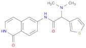 3-Thiopheneacetamide, N-(1,2-dihydro-1-oxo-6-isoquinolinyl)-α-(dimethylamino)-