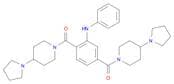 N-Phenyl-2,5-bis({[4-(pyrrolidin-1-yl)piperidin-1-yl]carbonyl})aniline