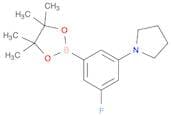 Pyrrolidine, 1-[3-fluoro-5-(4,4,5,5-tetramethyl-1,3,2-dioxaborolan-2-yl)phenyl]-