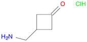 Cyclobutanone, 3-(aminomethyl)-, hydrochloride (1:1)