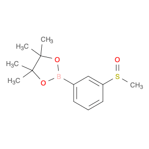 1,3,2-Dioxaborolane, 4,4,5,5-tetramethyl-2-[3-(methylsulfinyl)phenyl]-