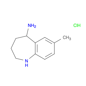 7-Methyl-2,3,4,5-tetrahydro-1H-benzo[b]azepin-5-amine dihydrochloride