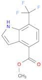 1H-Indole-4-carboxylic acid, 7-(trifluoromethyl)-, methyl ester