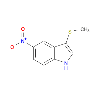 1H-Indole, 3-(methylthio)-5-nitro-