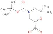 2,4-Morpholinedicarboxylic acid, 6,6-dimethyl-, 4-(1,1-dimethylethyl) ester, (2S)-