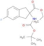 Ethyl 2-(boc-amino)-5-fluoro-2,3-dihydro-1h-indene-2-carboxylate