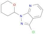 1H-Pyrazolo[3,4-b]pyridine, 3-chloro-1-(tetrahydro-2H-pyran-2-yl)-