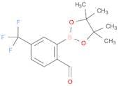 2-(tetramethyl-1,3,2-dioxaborolan-2-yl)-4-(trifluoromethyl)benzaldehyde