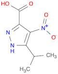 1H-PYRAZOLE-3-CARBOXYLIC ACID, 5-(1-METHYLETHYL)-4-NITRO-