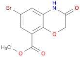 2H-1,4-Benzoxazine-8-carboxylic acid, 6-bromo-3,4-dihydro-3-oxo-, methyl ester