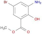 Benzoic acid, 3-amino-5-bromo-2-hydroxy-, methyl ester