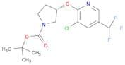 1-Pyrrolidinecarboxylic acid, 3-[[3-chloro-5-(trifluoromethyl)-2-pyridinyl]oxy]-, 1,1-dimethylethy…
