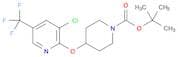 1-Piperidinecarboxylic acid, 4-[[3-chloro-5-(trifluoromethyl)-2-pyridinyl]oxy]-, 1,1-dimethylethyl…