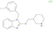 1-(3-Fluoro-benzyl)-2-(piperidin-3-ylmethoxy)-1h-benzoimidazole hydrochloride