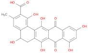Benzo[a]naphthacene-2-carboxylic acid, 5,6,8,13-tetrahydro-1,5,7,9,11,14-hexahydroxy-3-methyl-8,13…