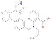 3-Pyridinecarboxylic acid, 2-[propyl[[2'-(2H-tetrazol-5-yl)[1,1'-biphenyl]-4-yl]methyl]amino]-
