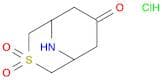 3-Thia-9-azabicyclo[3.3.1]nonan-7-one-3,3-dioxo hydrochloride
