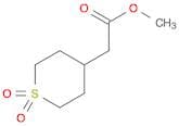 2H-Thiopyran-4-acetic acid, tetrahydro-, methyl ester, 1,1-dioxide