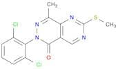 6-(2,6-Dichlorophenyl)-8-methyl-2-(methylthio)pyrimido[4,5-d]pyridazin-5(6H)-one