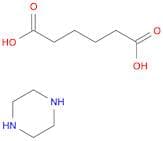 hexanedioic acid; piperazine