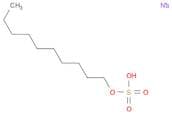 Sulfuric acid, monodecyl ester, sodium salt (1:1)