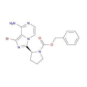 Benzyl (2s)-2-(8-amino-1-bromoimidazo[1,5-a]pyrazin-3-yl)pyrrolidine-1-carboxylate