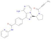 Benzamide, 4-[8-amino-3-[(2S)-1-(1-oxo-2-butyn-1-yl)-2-pyrrolidinyl]imidazo[1,5-a]pyrazin-1-yl]-N-…