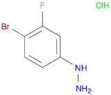Hydrazine, (4-bromo-3-fluorophenyl)-, hydrochloride (1:1)