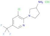 1-(3-Chloro-5-(trifluoromethyl)pyridin-2-yl)pyrrolidin-3-amine hydrochloride