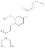 Benzeneacetic acid, 4-[2-(diethylamino)-2-oxoethoxy]-3-methoxy-, propyl ester