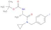 (S)-tert-Butyl (1-(cyclopropyl(4-fluorobenzyl)amino)-1-oxopropan-2-yl)carbamate