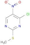 4-Chloro-2-(methylthio)-5-nitropyrimidine