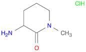 2-Piperidinone, 3-amino-1-methyl-, hydrochloride (1:1)