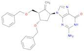 6H-Purin-6-one, 2-amino-1,9-dihydro-9-[(1S,3R,4S)-2-methylene-4-(phenylmethoxy)-3-[(phenylmethoxy)…