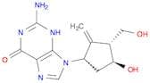 2-amino-9-[(1S,3R,4S)-4-hydroxy-3-(hydroxymethyl)-2-methylidenecyclopentyl]-6,9-dihydro-1H-purin-6…