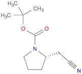 1-Pyrrolidinecarboxylic acid, 2-(cyanomethyl)-, 1,1-dimethylethyl ester, (2S)-