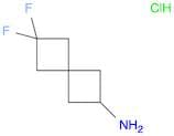 Spiro[3.3]heptan-2-amine, 6,6-difluoro-, hydrochloride (1:1)