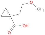 1-(2-Methoxyethyl)cyclopropane-1-carboxylic acid
