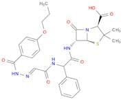 4-Thia-1-azabicyclo[3.2.0]heptane-2-carboxylic acid, 3,3-dimethyl-7-oxo-6-[[phenyl[[[(4-propoxyben…