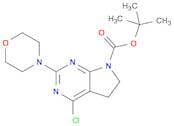 7H-Pyrrolo[2,3-d]pyrimidine-7-carboxylic acid, 4-chloro-5,6-dihydro-2-(4-morpholinyl)-, 1,1-dimeth…