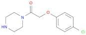 Ethanone, 2-(4-chlorophenoxy)-1-(1-piperazinyl)-